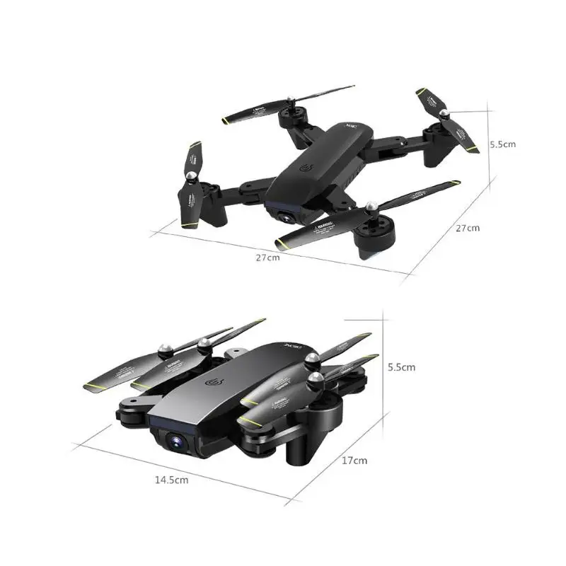 GoolRC SG700-D обновленный складной Радиоуправляемый Дрон wifi FPV 4K двойная камера селфи Дрон режим слежения управление приложением Квадрокоптер для подарка игрушка