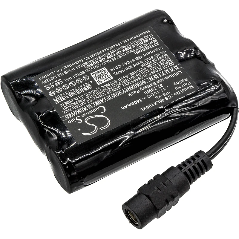 Обновленная батарея для Minelab Sovereign XS оборудование литий ионный аккумулятор 3400mAh/37