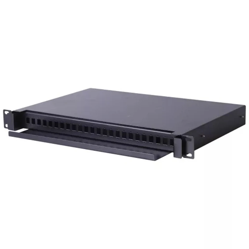 Коробка 12/24 волокна 19 &quotстойка SC LC ST FC без косичек и адаптера 1 2 мм толщина&gt 4 кг