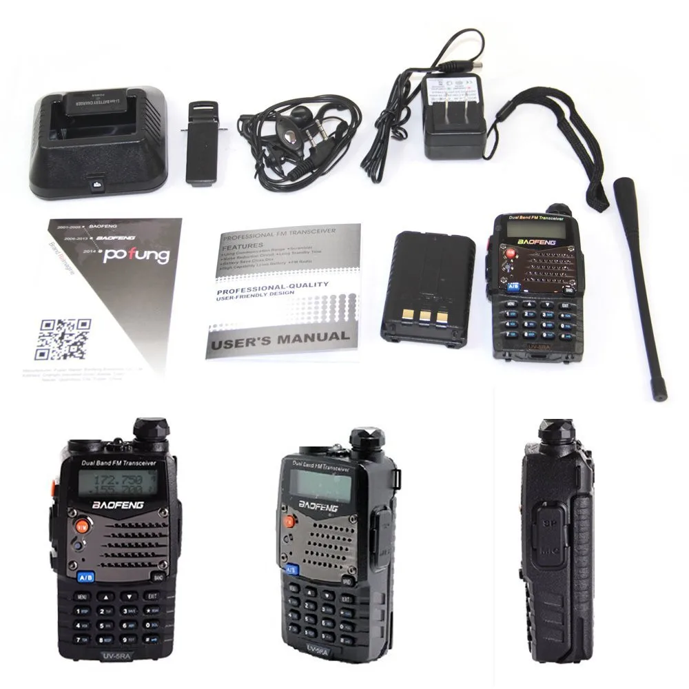 Baofeng рация UV 5RA радиостанция 128CH VHF UHF двухстороннее радио cb портативное baofeng uv 5r для
