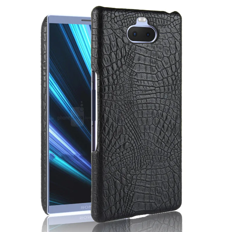 For Sony Xperia 10 Case phone bag case Luxury Crocodile Skin PU leather Cover I3113 I4113 I4193 |