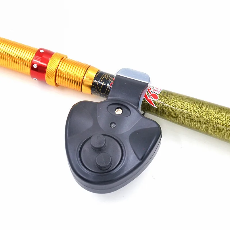 Электронный Рыбалка стержень Clip On Рыбий укус сигнализация светодиодные