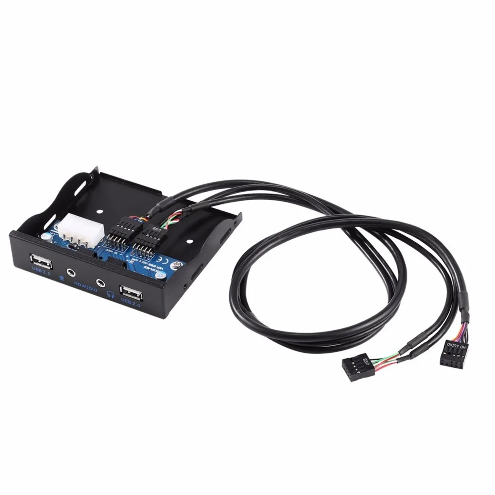 Высокое качество 3 5 'ƈ USB 2 0 порт концентратор HD аудио выход флоппи накопитель