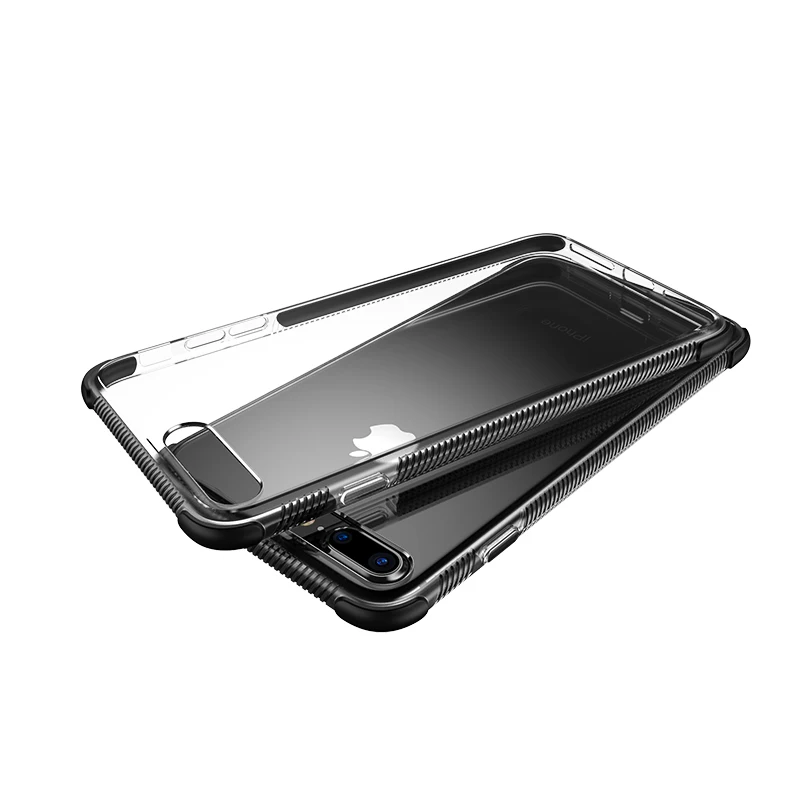X-ENOGONE противоударный чехол для iPhone 7 8 6 Plus Heavy Duty Защита прозрачный силиконовый х