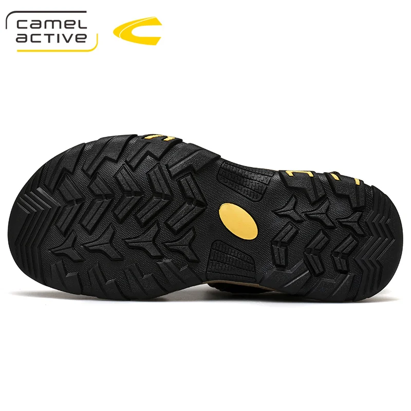 Мужские камуфляжные сандалии Camel Active коричневые повседневные для улицы пляжа