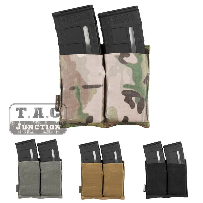 Emerson Тактический Быстрый ничья MOLLE/PALS EmersonGear высокоскоростной двойной открытый Топ 5,56 винтовка журнал маг сумка кобура