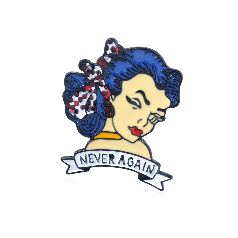 Брошь с эмалью в виде персонажа из фильма X файлы бетти и никогда больше не