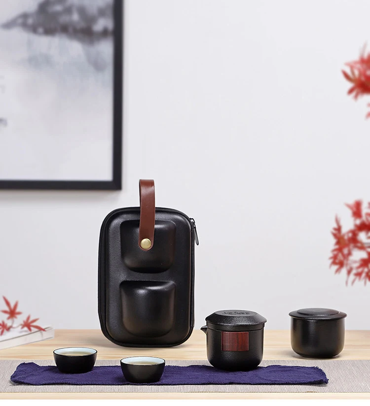TANGPIN керамический чайник gaiwan, чайная чашка, фарфоровый чайный сервиз gaiwan, портативный чайный набор для путешествия, посуда для напитков