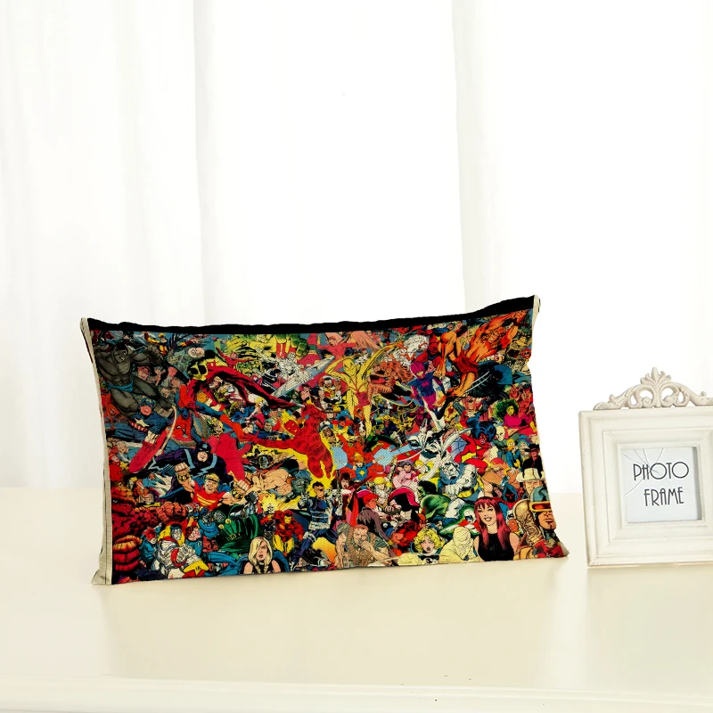 Высокое качество супер герой домашняя одежда поясничная Подушка наволочка для