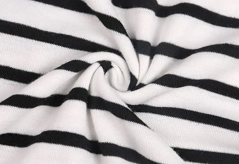 Летние полосатые мини-платье Для женщин короткий рукав Criss Cross v-образным вырезом
