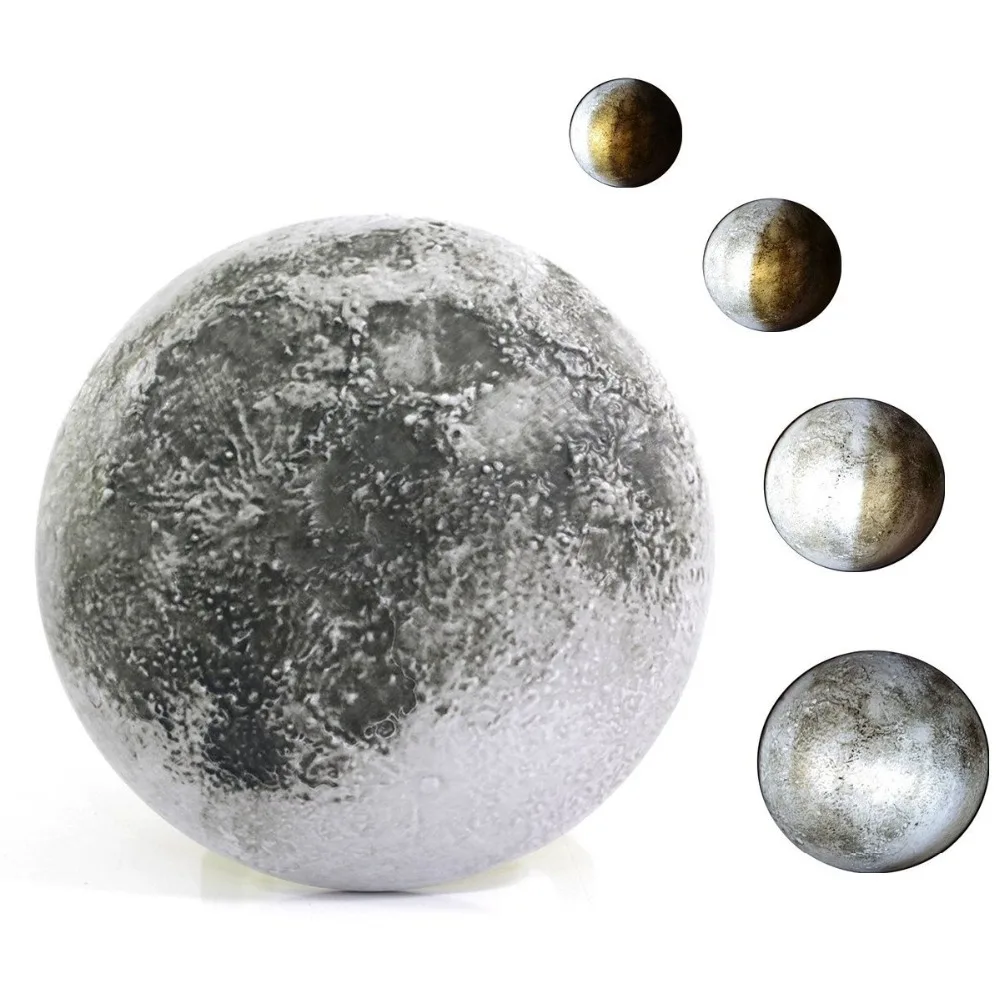 Потрясающий светодиодный светильник с эффектом исцеления Луны ночник