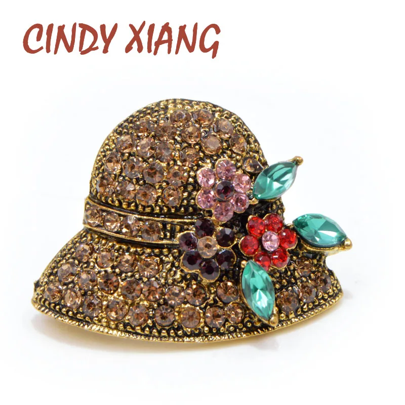 CINDY XIANG, 3 цвета, стразы, броши на шляпу для женщин, модные свадебные аксессуары, зимнее пальто, корсаж, булавки, хороший подарок