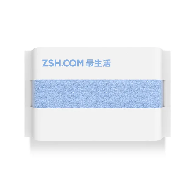 Xiaomi ZSH полиэфирное антибактериальное полотенце серии Young хлопок 5 цветов высокоабсорбирующее банное полотенце для рук - Цвет: blue