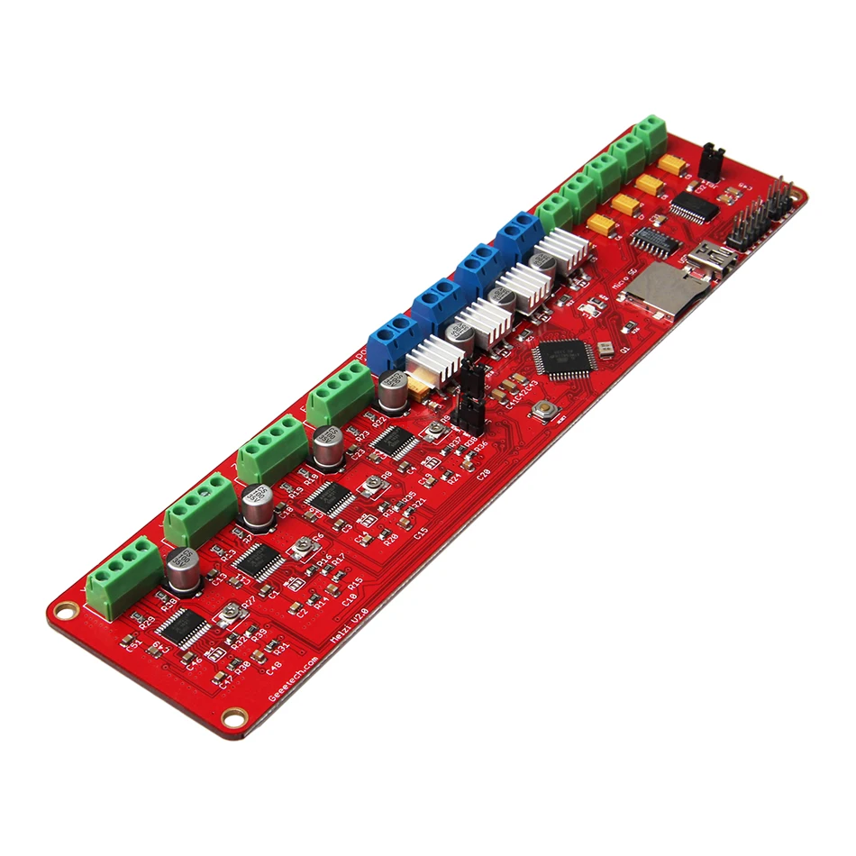 Точный! Geeetech Reprap 3D принтер плата управления 12 В Melzi V2.0 ATMEGA1284P 4 A4988 для Arduino|printer mutoh|usb