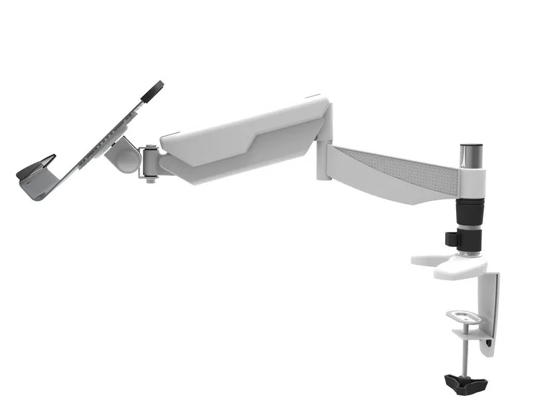 

Gas Spring Full Motion Desktop Mount 14"/15.6"/19" Notebook Laptop Holder Computer Display Bracket Base Arm