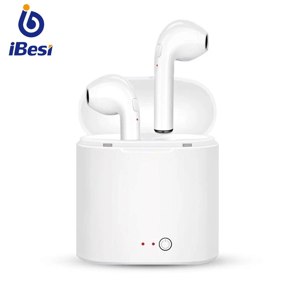 IBesi i7s мини наушник bluetooth TWS беспроводные наушники стерео бас гарнитура с зарядным