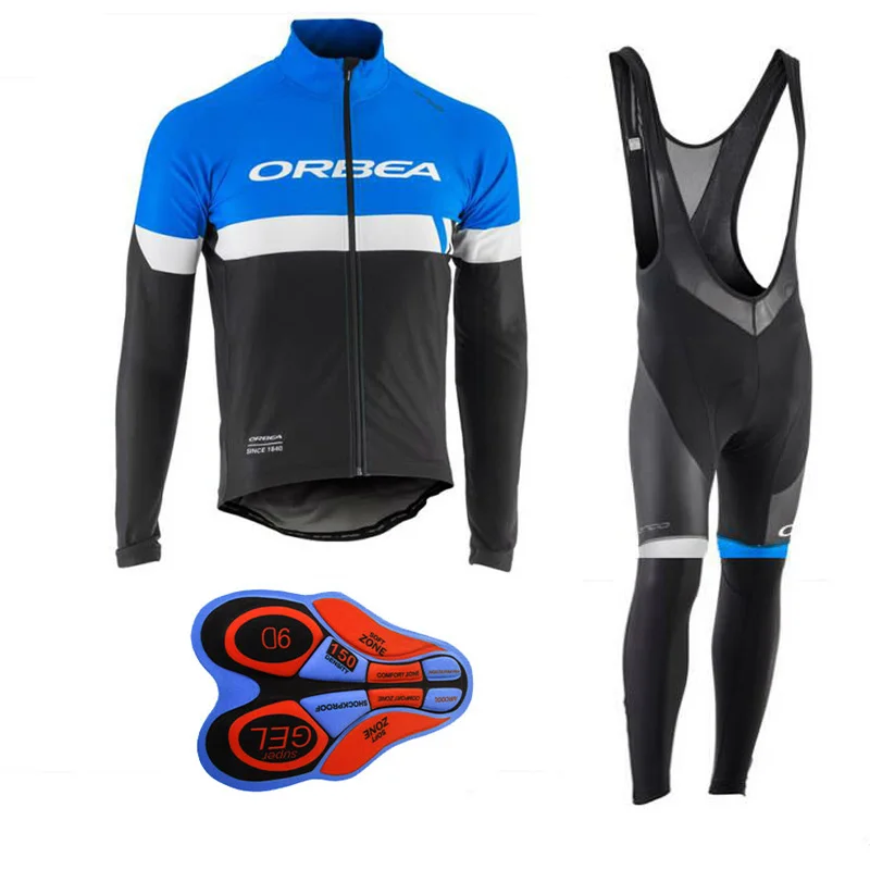 2017 pro команда Orbea Велоспорт одежда Длинные рукава Осень Vélo MTB велосипеда Рубашки 9d