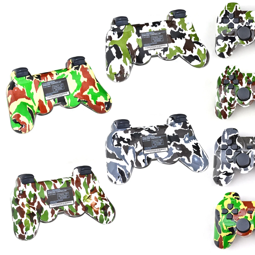 Камуфляжный цветной беспроводной игровой контроллер для sony playstation 3 PS3 джойстик