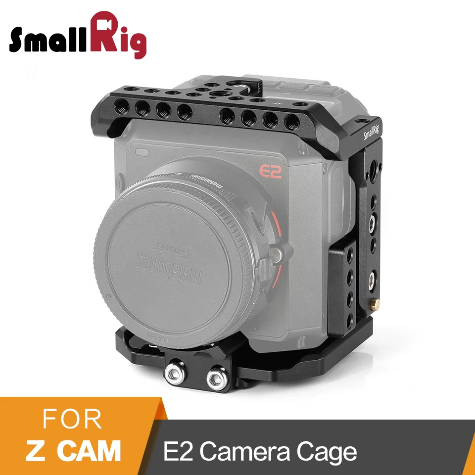 Клетка SmallRig для камеры Z cam E2 с верхней пластиной/нижней пластиной/боковой пластиной/поддержкой объектива/USB/HDMI Cable Cup Cage Kit-2264