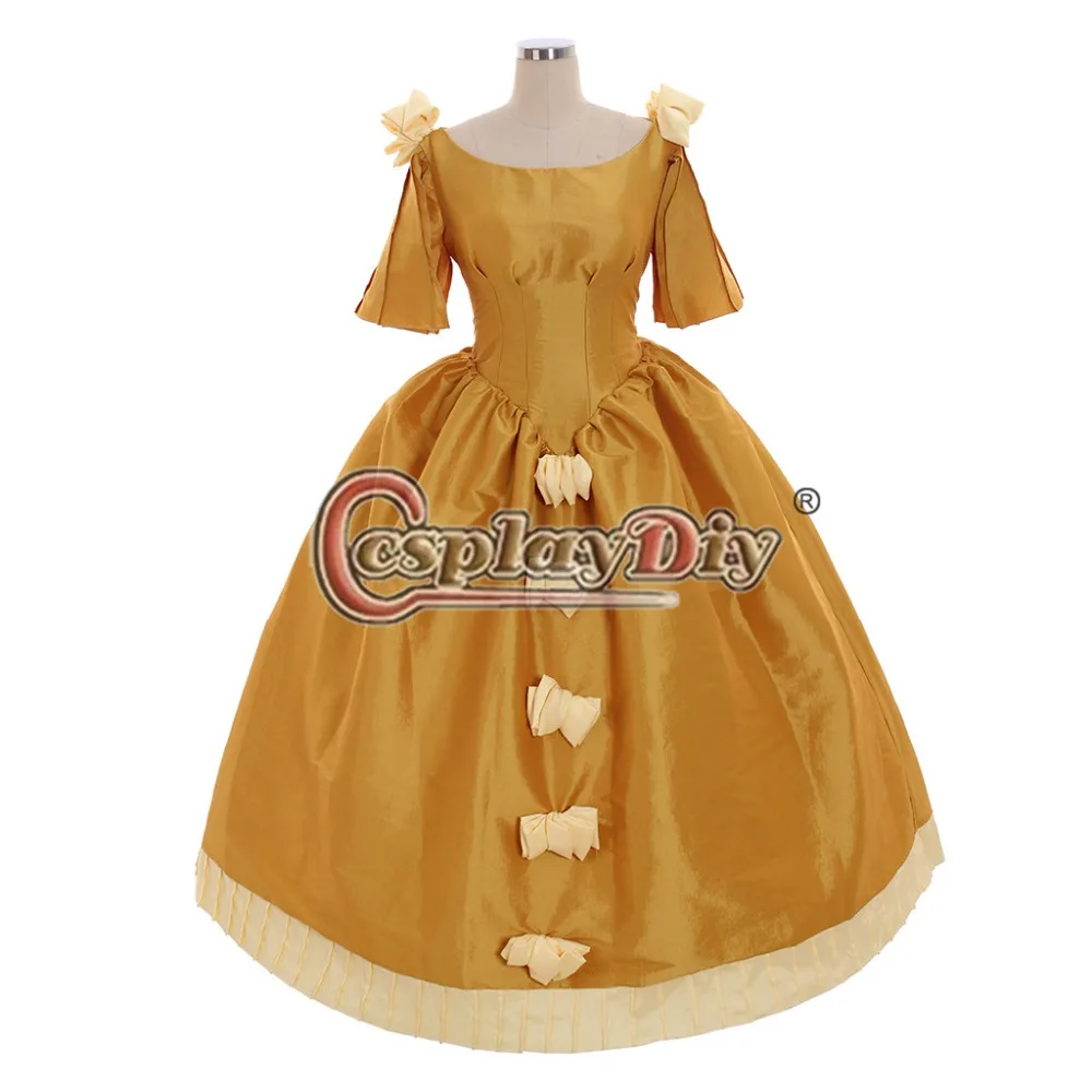 Cosplaydiy на заказ аристократ бальное платье желтое викторианское готическое