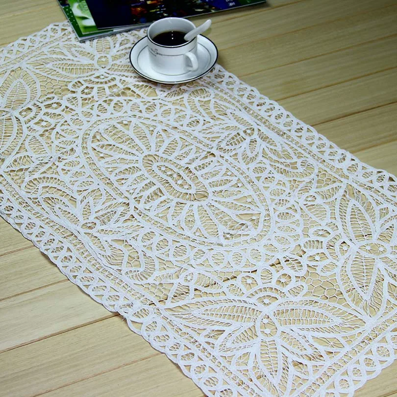 QUNYINGXIU Tabelcloth вязаный Тоскана кружевной стол прямоугольный ручной работы