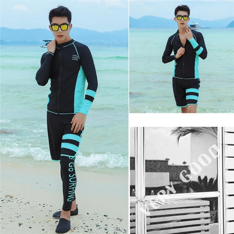 Японские и корейские модные женские гидрокостюм Длинные рукава купальники