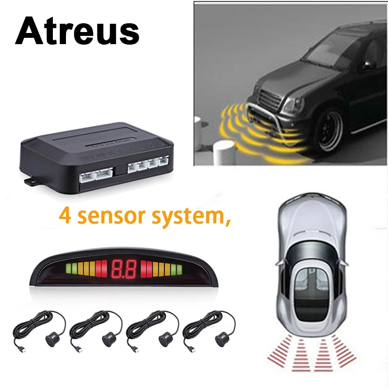 Atreus для Nissan qashqai Citroen c4 c5 Chevrolet cruze aveo Peugeot автомобиль радар заднего ход парковочный