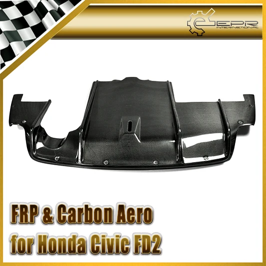 Автомобильный Стайлинг для Honda Civic FD2 углеродное волокно на ощупь задний диффузор