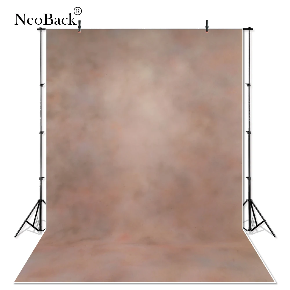 

NeoBack 5x7ft Vinyl Cloth Old Master Abstract Photo backgrounds Printed Professional Misty Brown Portrait Photo Backdrops P0459