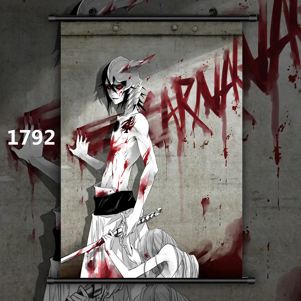 1792 Bleach Ulquiorra Cifer Аниме Манга настенный плакат свиток C - Цвет: 1792