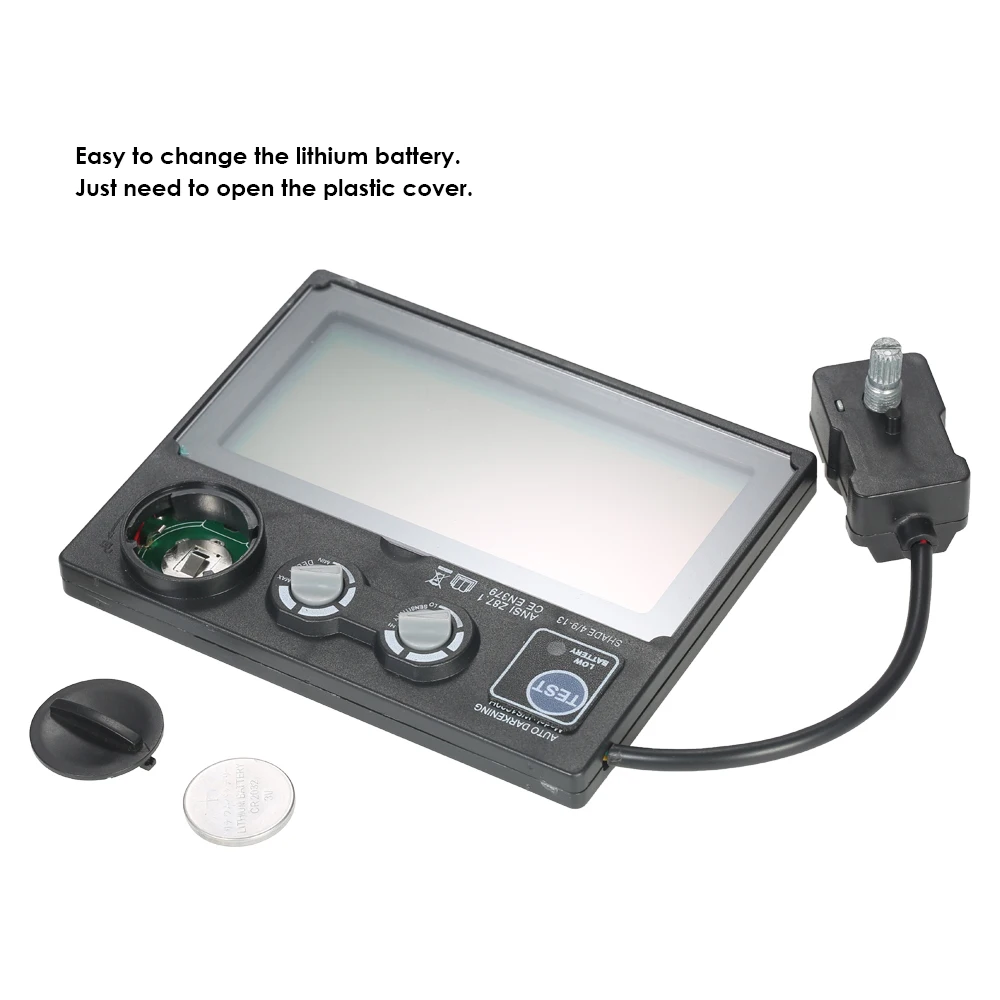 Сварочная маска на солнечной батарее с автоматическим затемнением шлем для