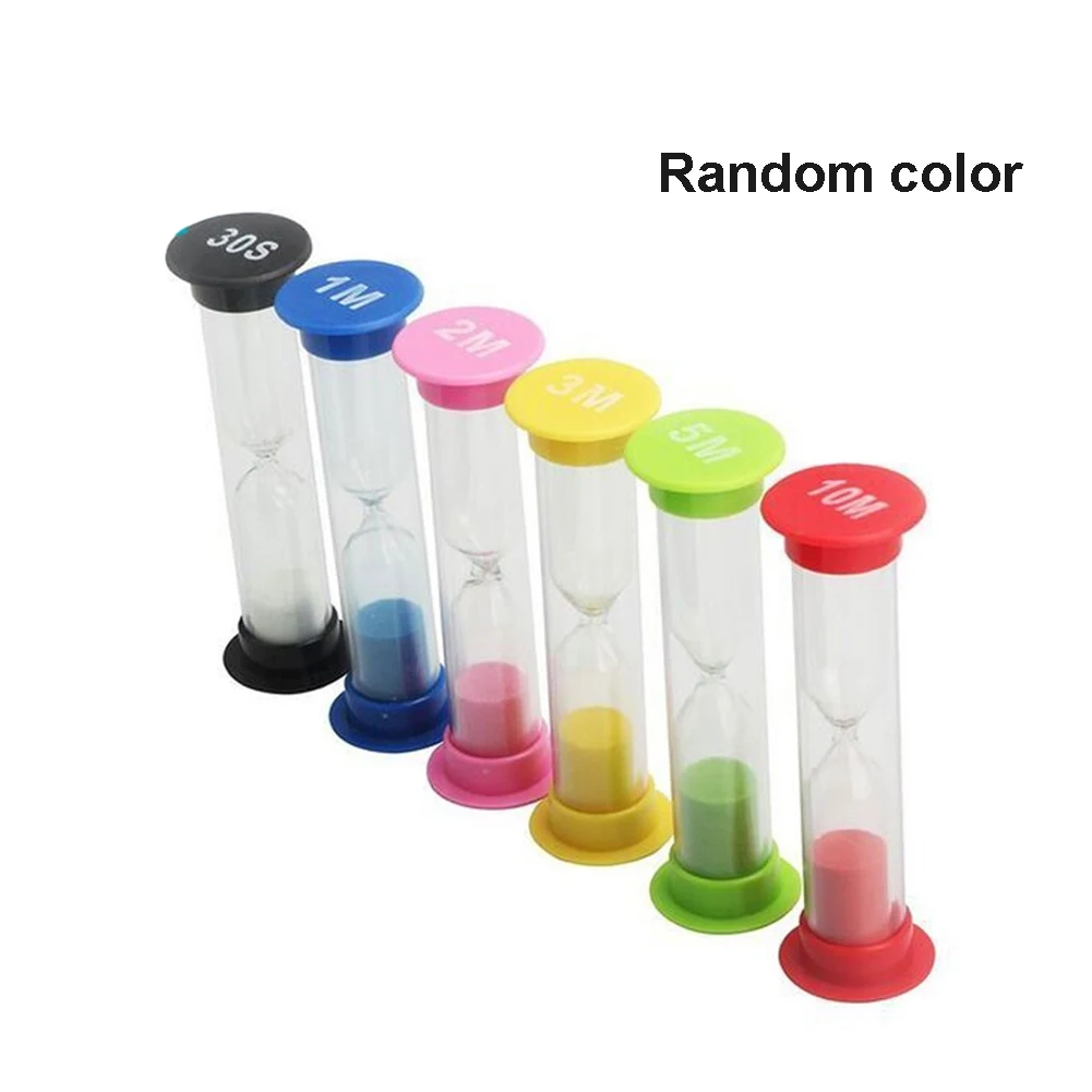 6 шт. песочные часы детский подарок игровой набор для приготовления песка таймер