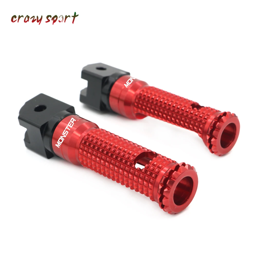 Передняя Подножки адаптер для ног DUCATI MONSTER 659/696/796/1100/S/EVO Monster659 мотоцикла с