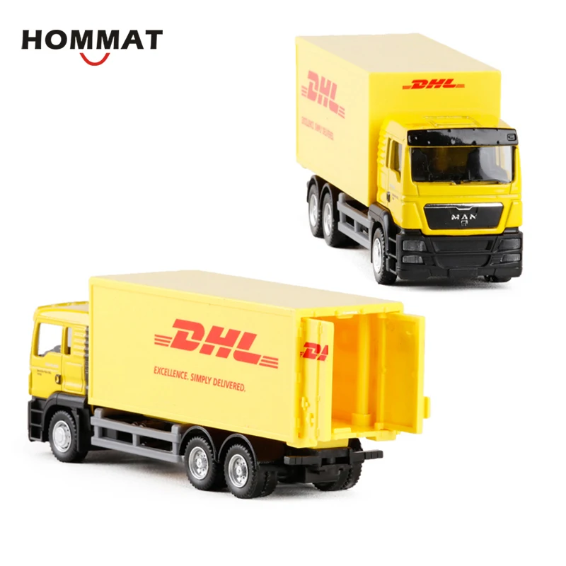 Модель HOMMAT 1:64 RMZ городской человек TGS DHL контейнер грузовик автомобиля литой под