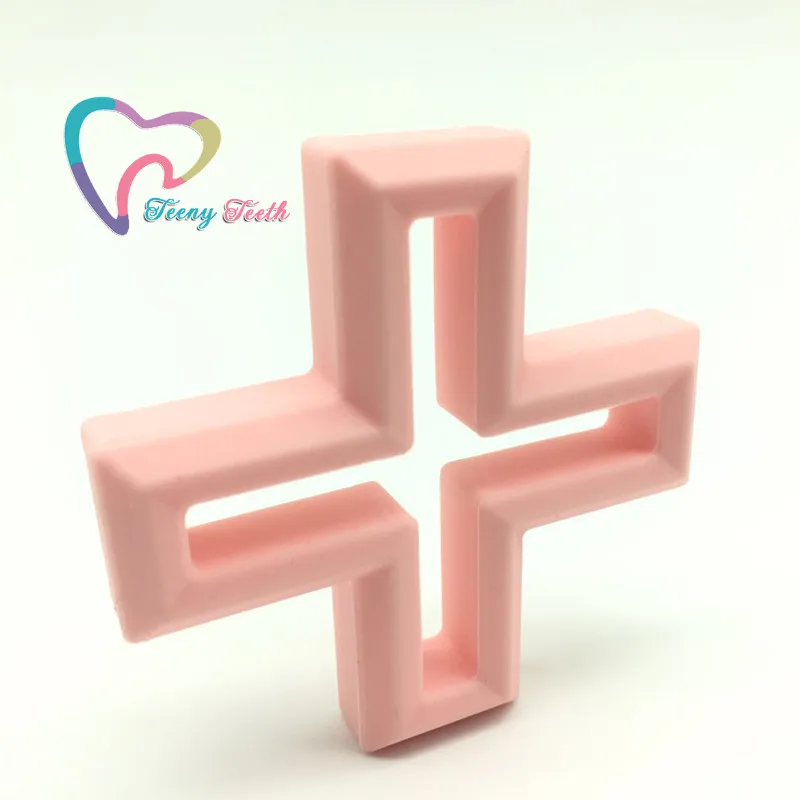Teeny teeth 5 шт. силиконовые крестики для прорезывания зубов ручной работы DIY ремесла