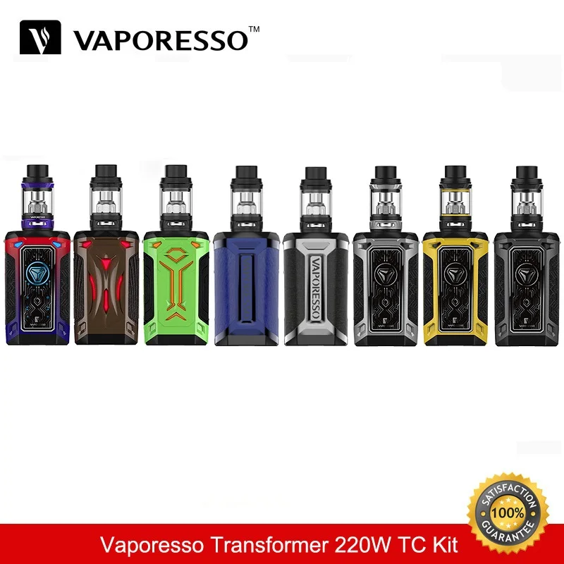 Оригинальный Vaporesso коммутатор комплект 2 мл NRG Mini Vape танк с 220 Вт Box Mod GT4 катушки GT8