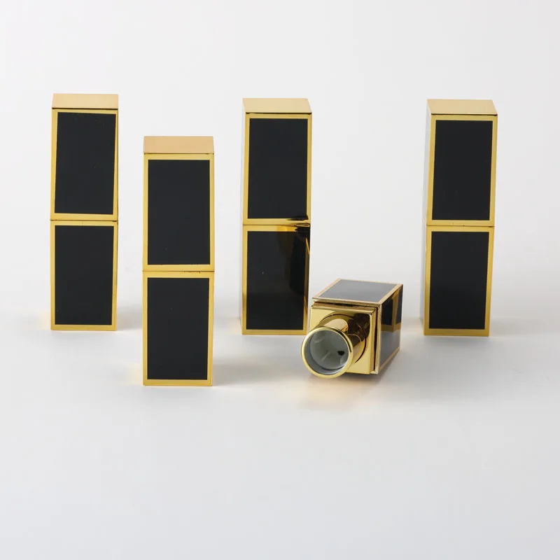 100 шт./лот белый и черный пустой высококачественный пластиковый тюбик для губной