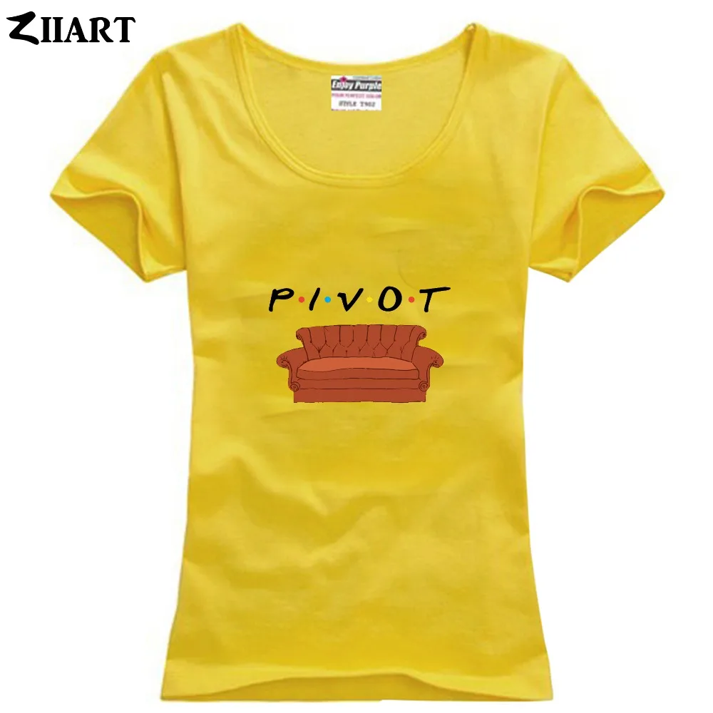 P.i.v.o.t. PIVOT SOFA friends одежда для пары женский o образный вырез хлопковая футболка с