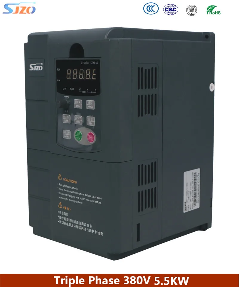 SJZO 511 серии сверхмощный вектор Универсальный 3 фазы 380V 5.5KW AC диски/инвертор