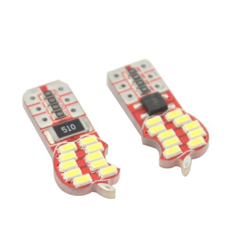 50 шт./лот 10 3014 LED 20 SMD CANBUS без ошибок 194 W5W 168 Автомобильная боковая клиновидная