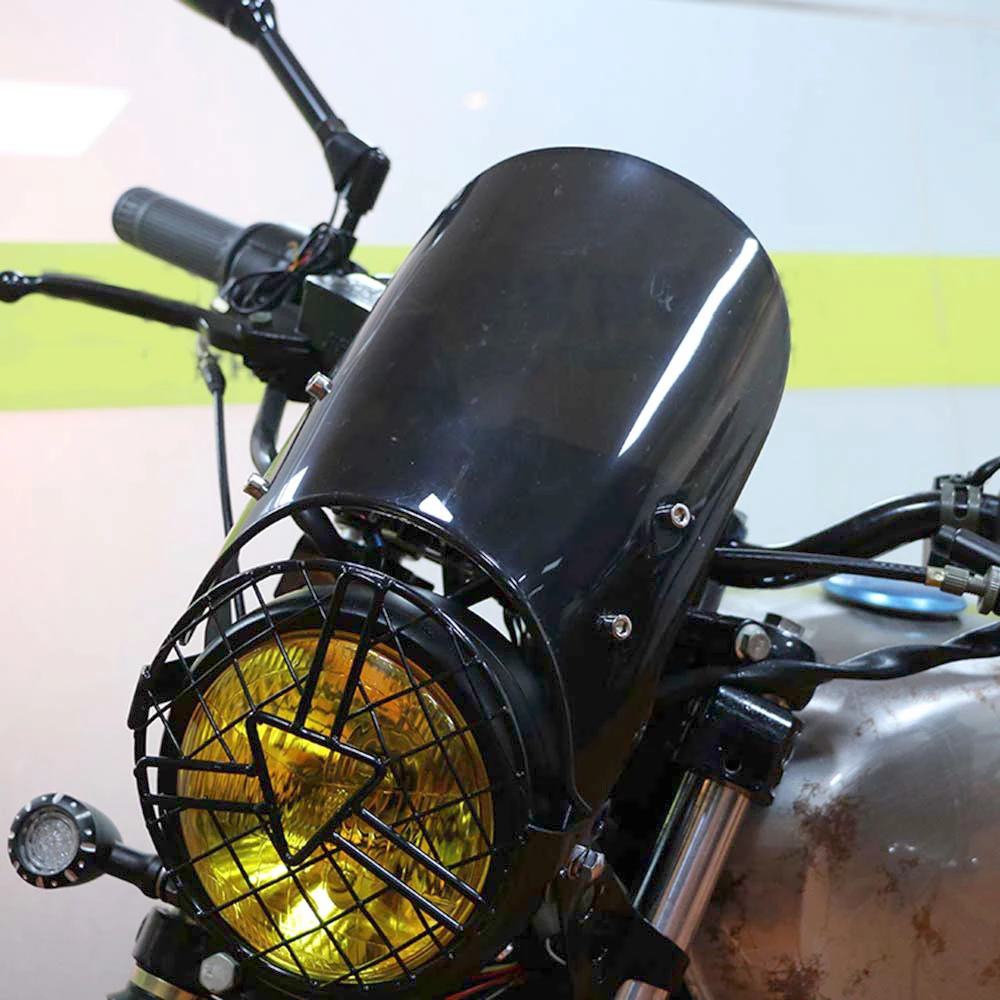 Универсальный ветровой экран для мотоцикла 5-7 ', ветровой экран для фар YAMAHA XJR 1200 SUZUKI GSF 600N BANDIT SV 650