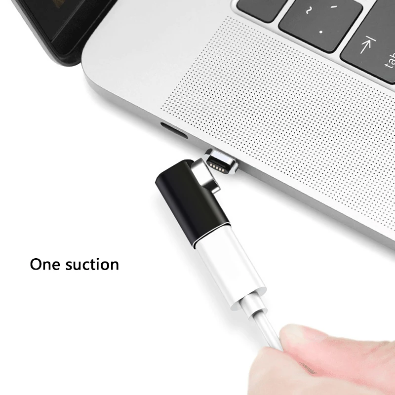 Магнитный USB C адаптер для MacBook Pro 15 дюймов 6 контактов колено разъем Type зарядки Samsung