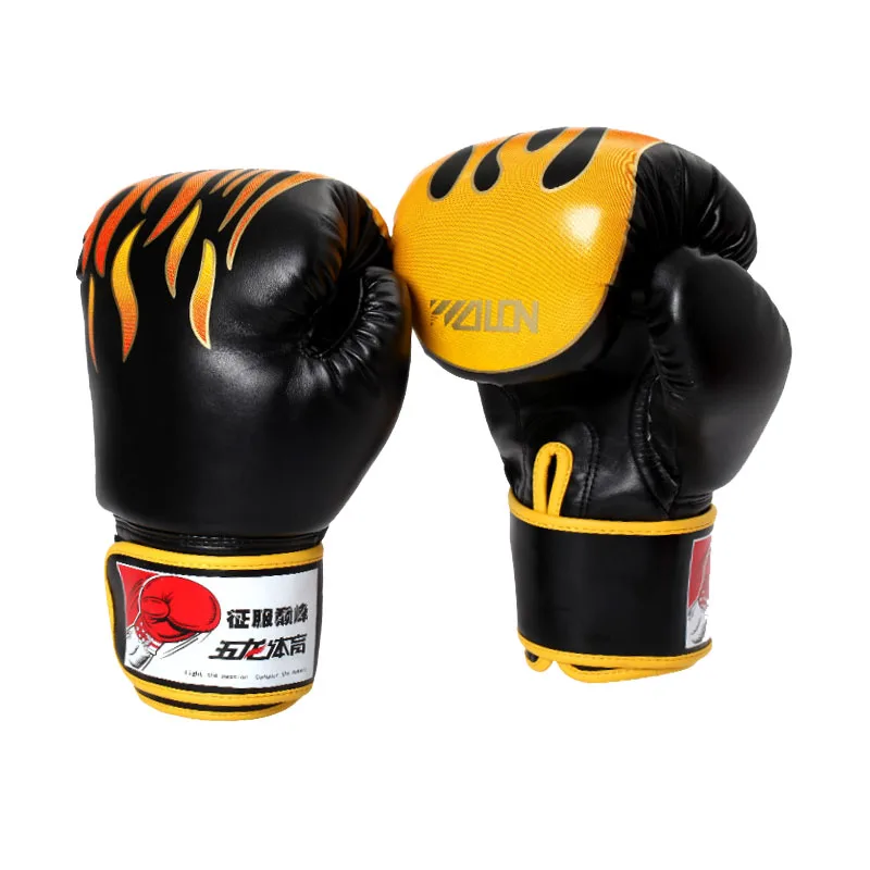 Профессиональные боевые перчатки из искусственной кожи Для MMA боксерские Sanda Wushu