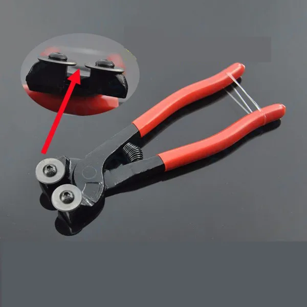 round cutter DIY Мозаика блок керамическая плитка резак два круглых колеса резак плоский кристалл стекло резак DIY Искусство и ремесла материалы проволока овощечистка - Цвет: round cutter