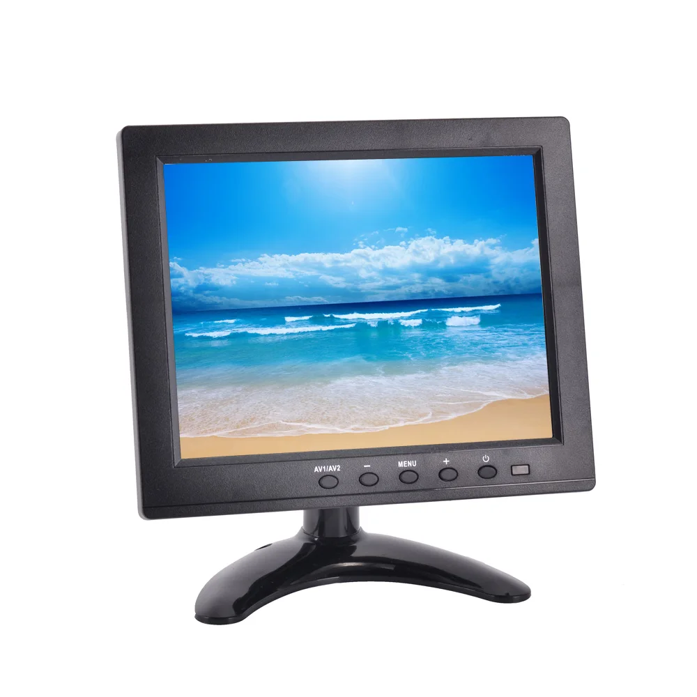 HD 8-дюймовый ЖК-экран с разрешением 800*600 автомобильный монитор VGA AV цифровой