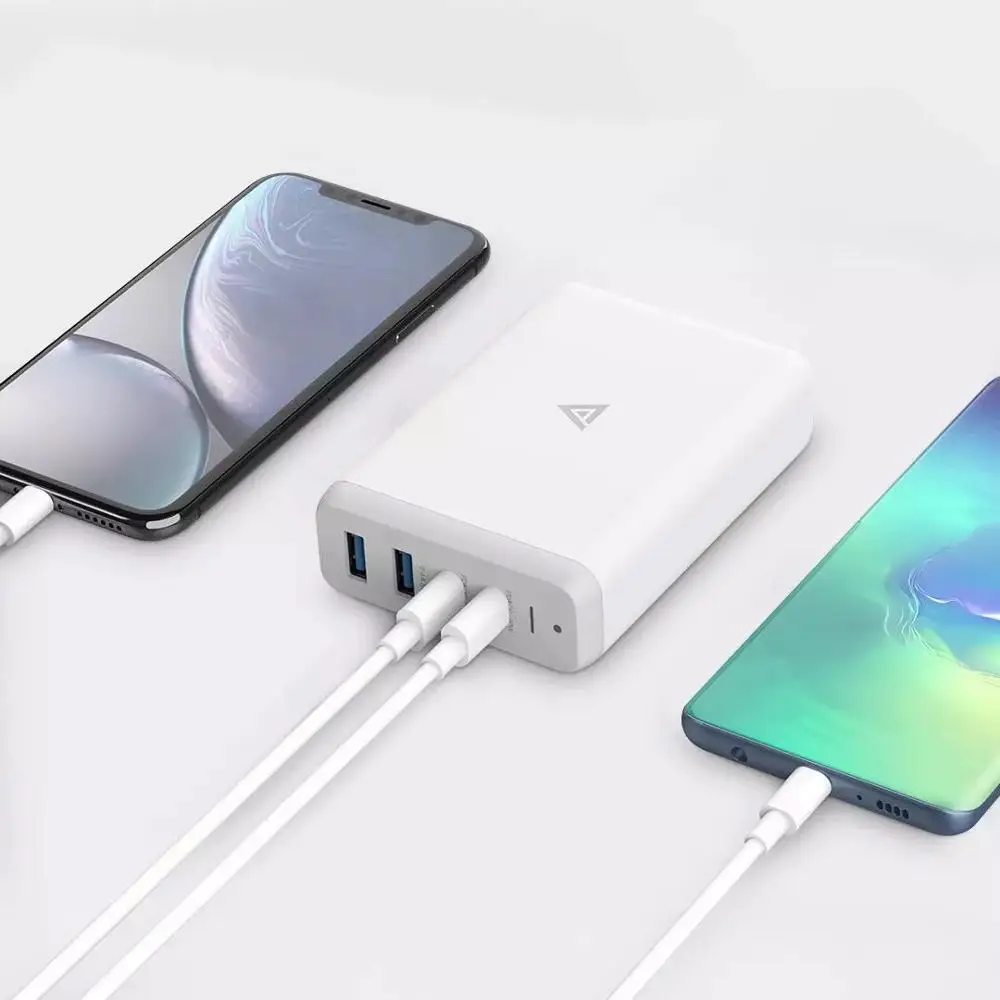 Многопортовое зарядное устройство Xiaomi AKAVO F1 75 Вт супер мощный C порт поддержка