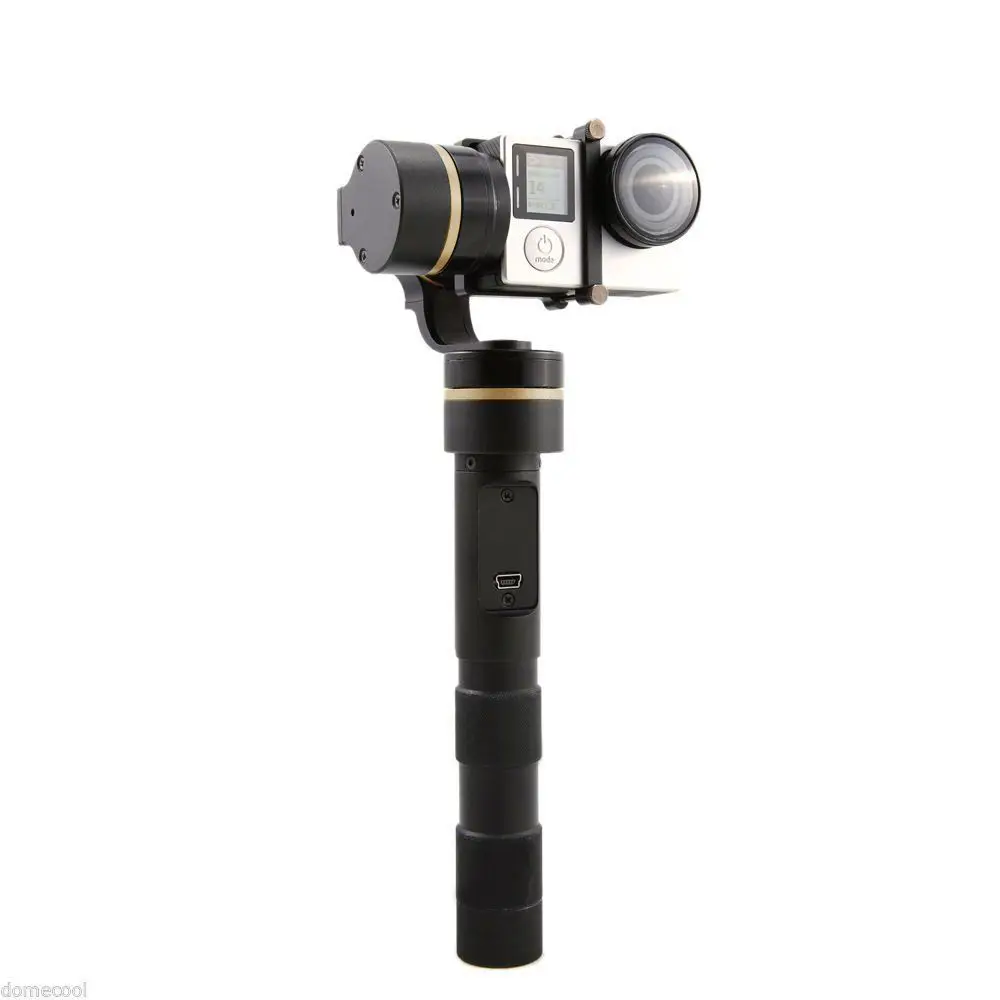 Feiyu FY G4 3 осевой ручной карданный стабилизатор устойчивый для GoPro Hero 4 + золотой|for