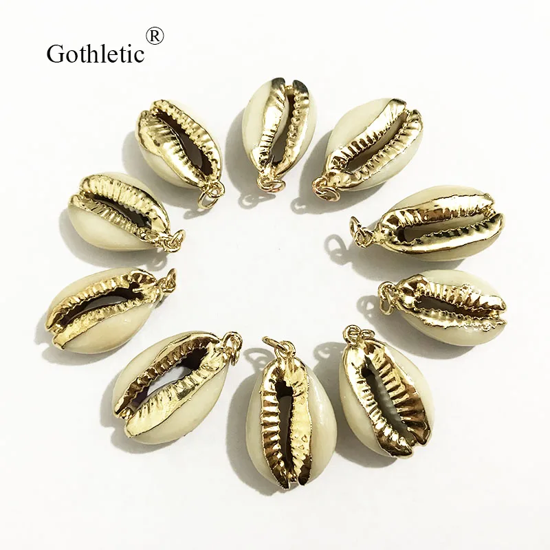 6 шт./лот натуральный корпус Cowrie свободные шарики для самостоятельного