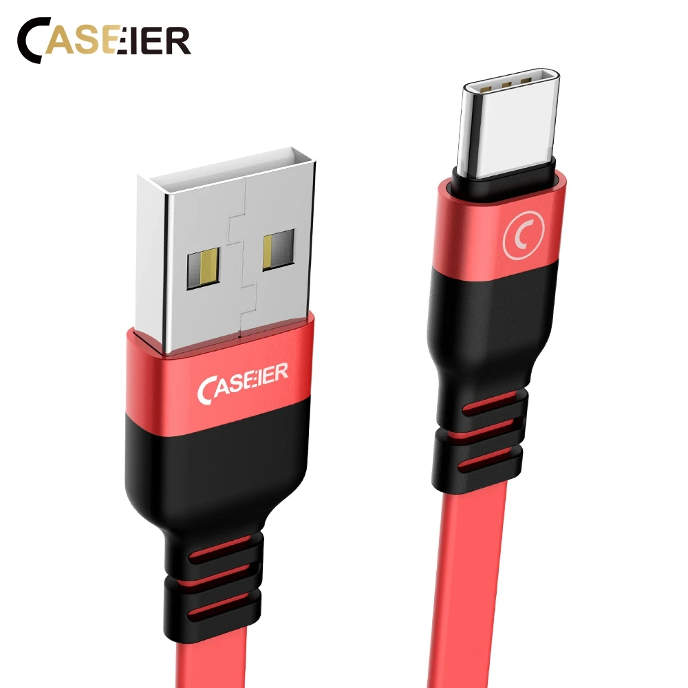 New CASEIER плоский кабель USB для iPhone X 8 7 6s 6 Plus 5S 5 SE 1 м 2.3A Дата зарядки USB C кабели для молния зарядный кабель Кабо for зарядка для айфона зарядное устройство usb кабель провод для зарядки