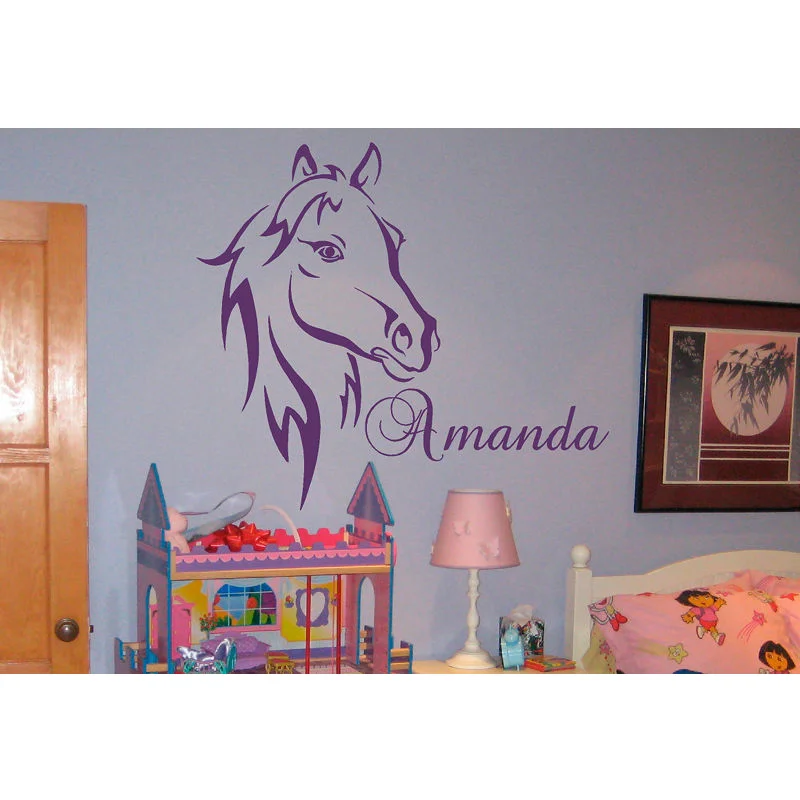 Горячая Распродажа новые наклейки на стену с именем заказ | Дом и сад